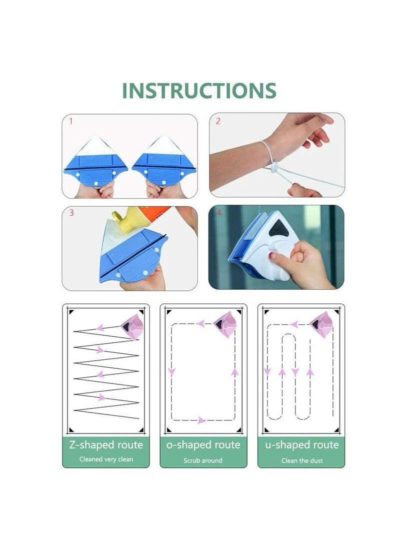 Double sided Glass cleaning tool